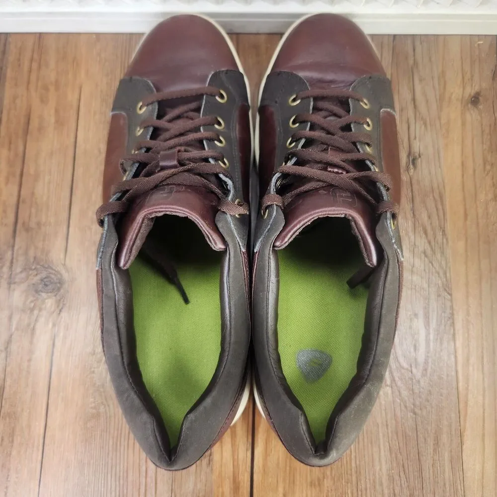 FootJoy Contour Spikeless Golf Shoes Mens Size 11 M Brown Leather Casual 54226